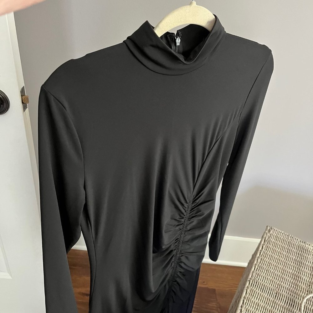 Boston Proper Ruched Maxi Dress - Picture 5 of 10